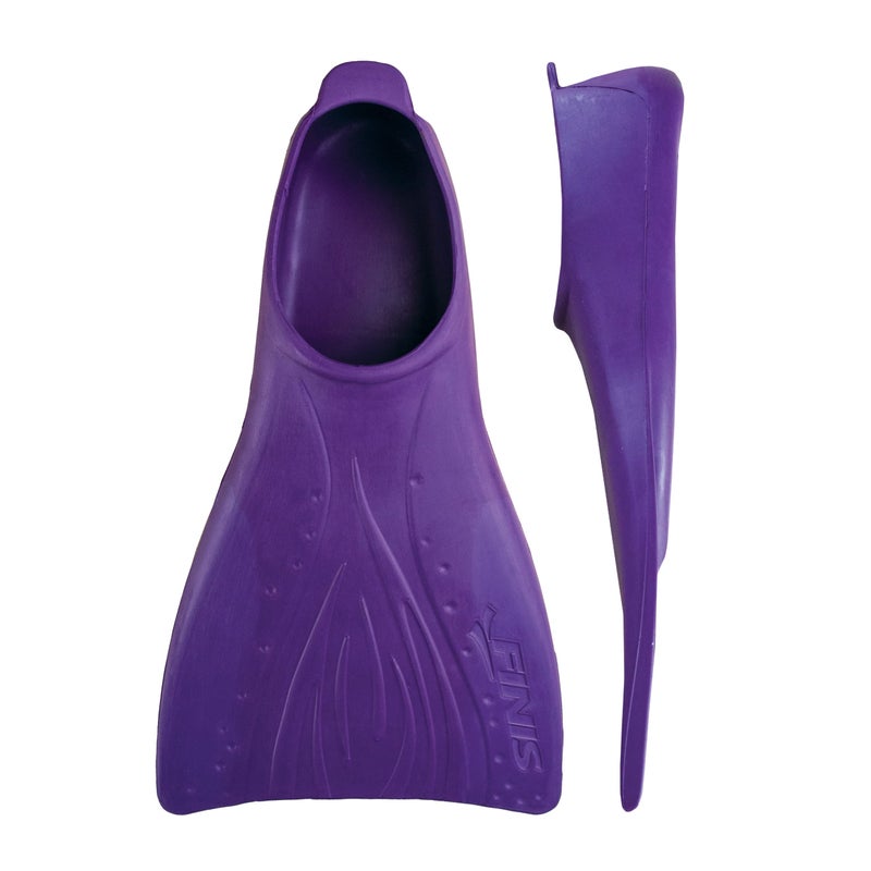 FINIS Kidâ€™s Booster Fin Swim Flippers , Purple, Kids 6-8 (Order a size up) - Image 1